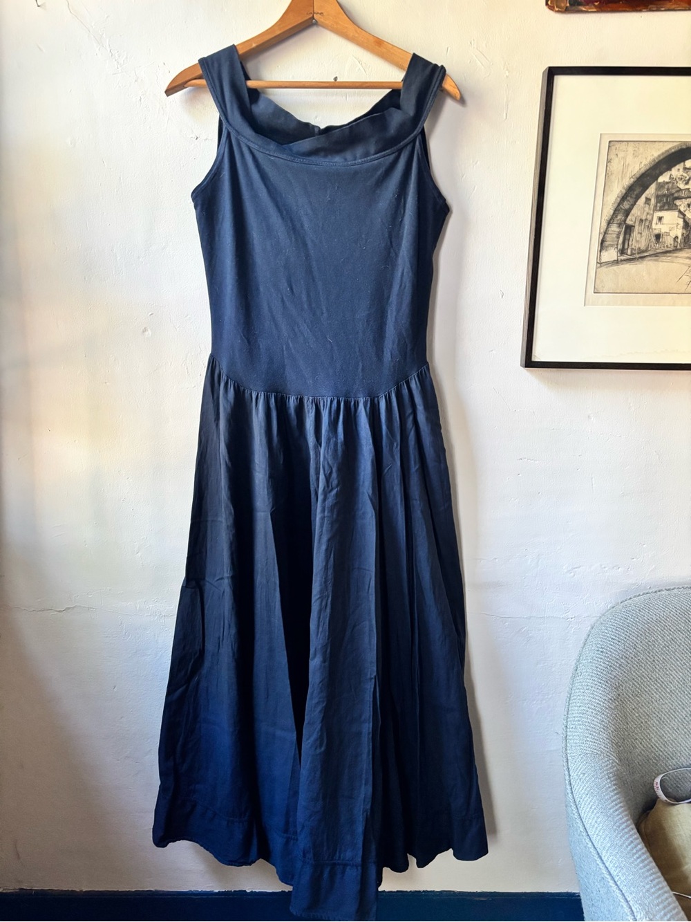Vintage Luna Luz Black Dress Size Large